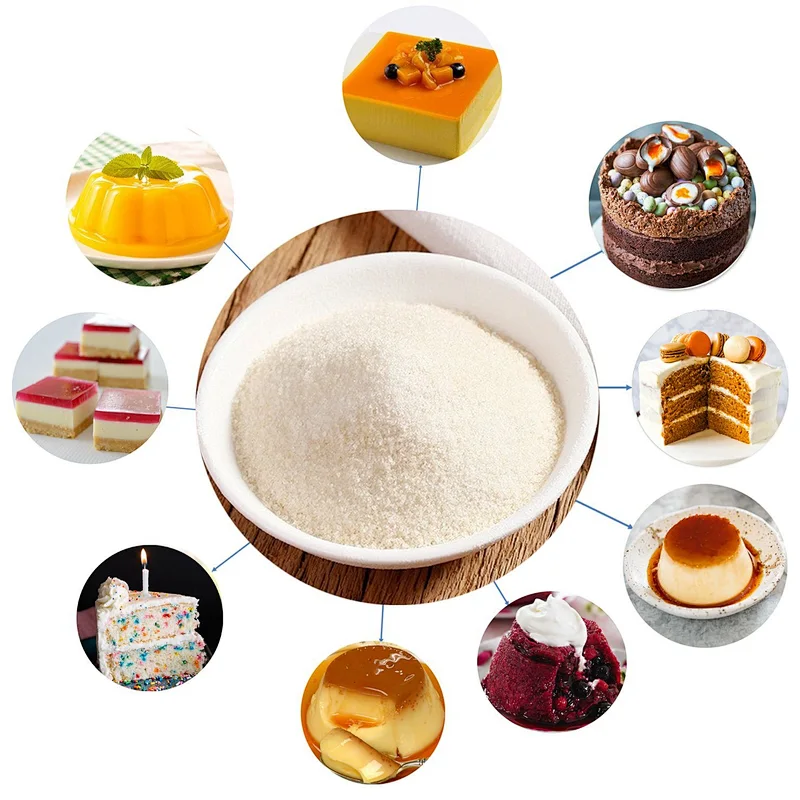 Hot selling unflavored bulk food gelatin for jelly with high quality